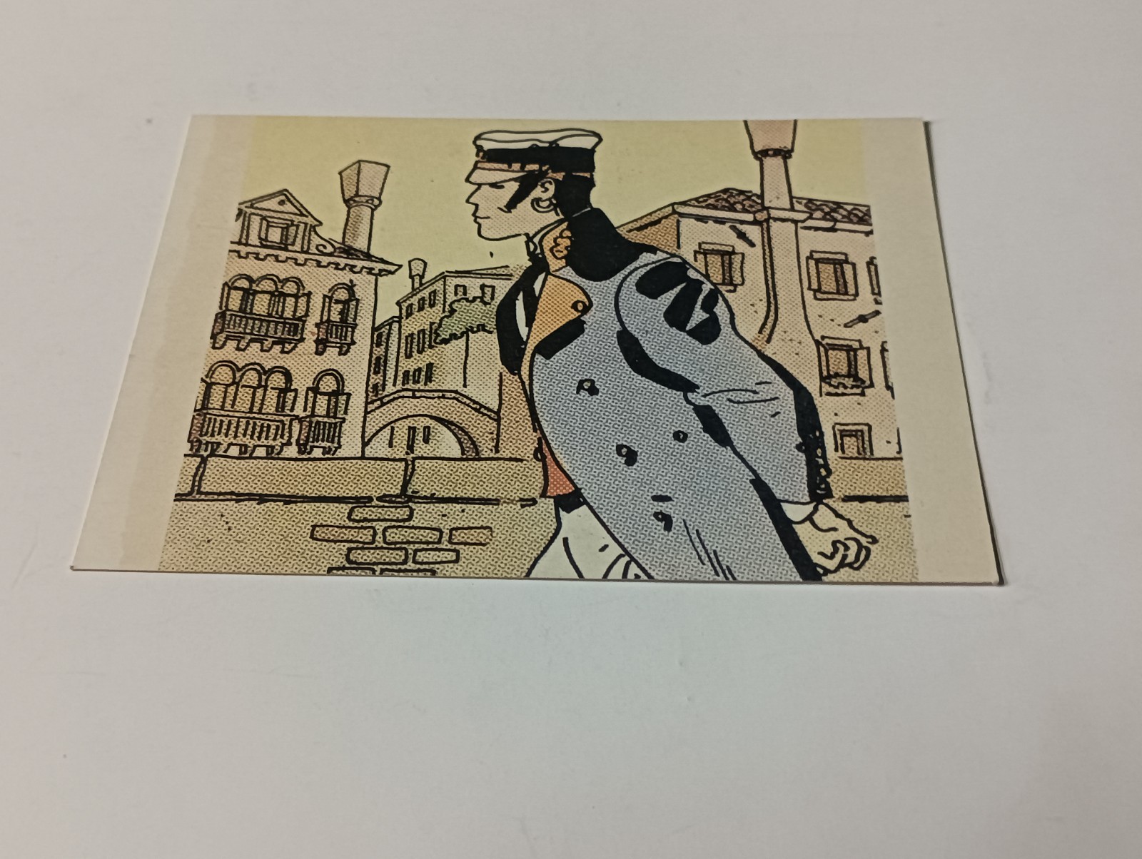 CARTOLINA CORTO MALTESE A VENEZIA con ANNULLO Hugo Pratt 