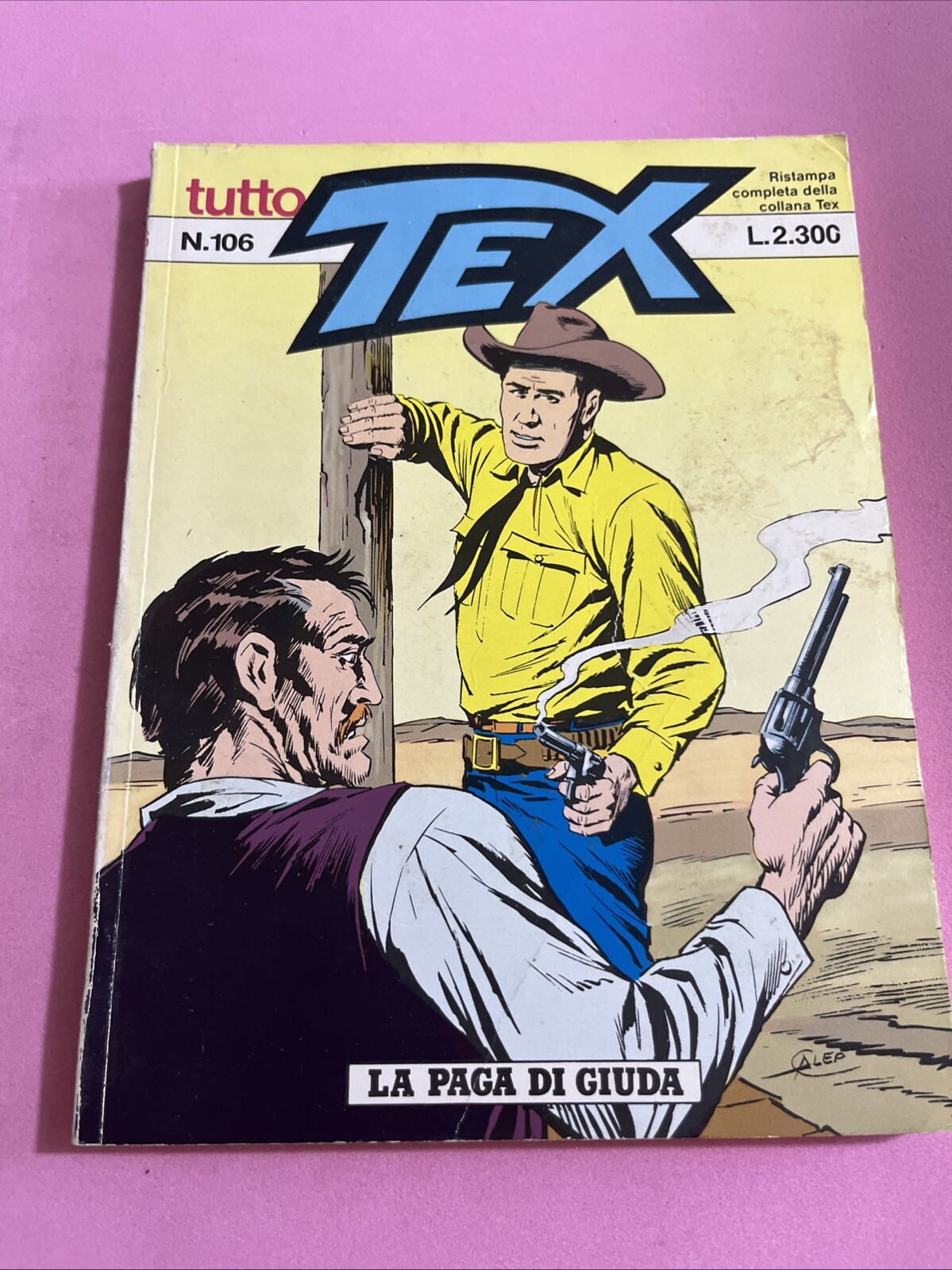 GIORNALINO FUMETTO TEX COLLEZIONE N. 106 La Paga Di Giuda- VINTAGE