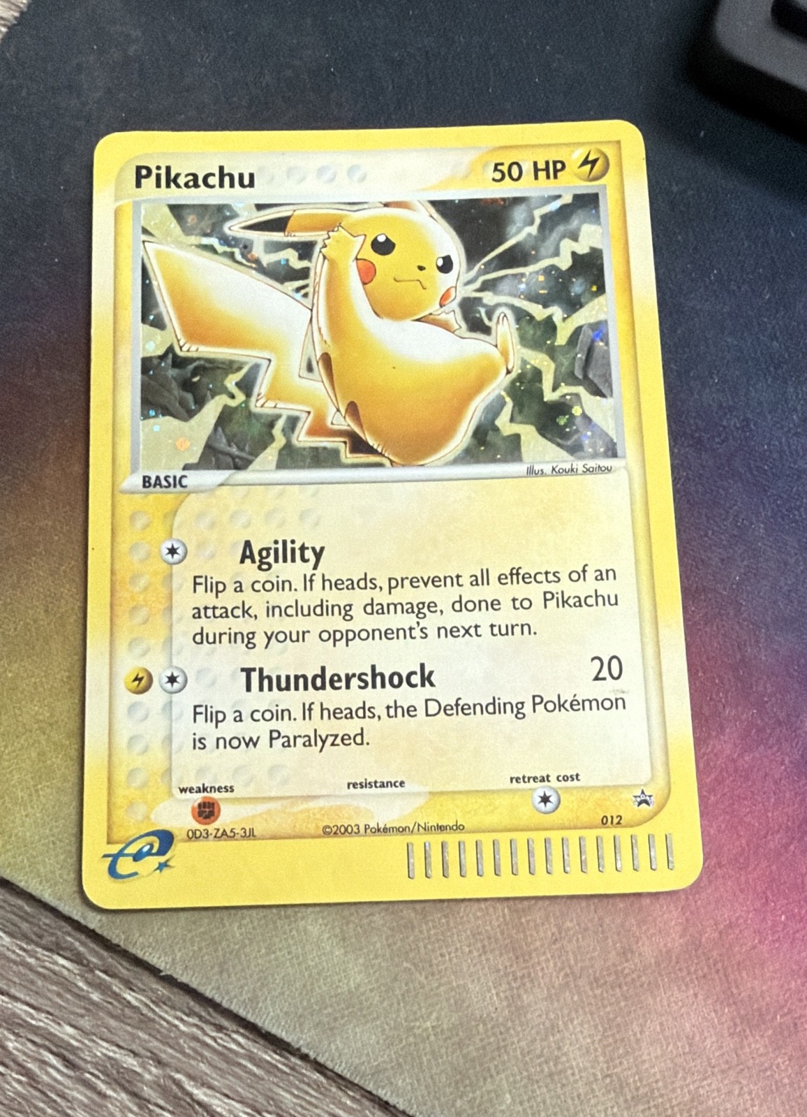 Pikachu - 012 (EX Series Collector's Tin) 012 Nintendo Holo