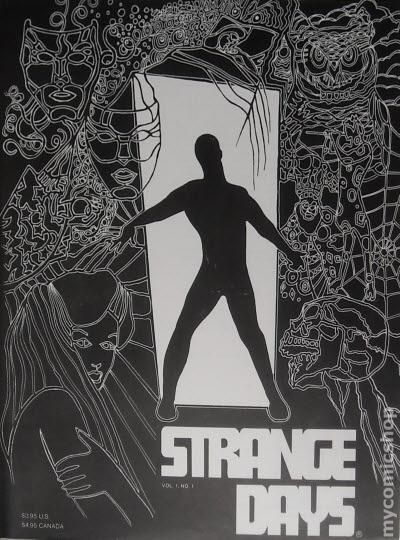 Strange Days #1 FN- 5.5 1992 Immagine Stock Basso Grado