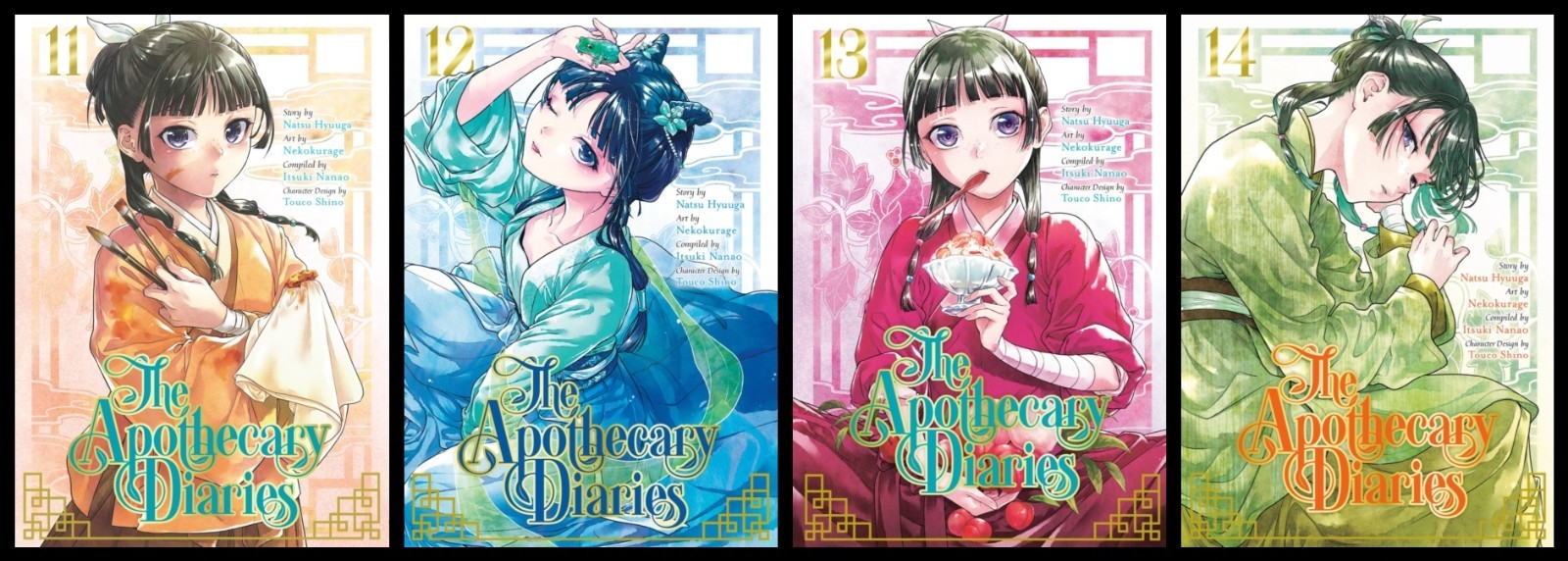 The Apothecary Diaries (Manga) Collection.  Book se. Vol. 11-14 ENGLISH UK
