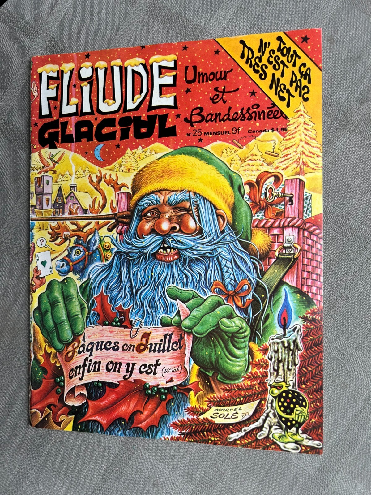 FLUIDE GLACIAL N°25 JUILLET 1978 EN TRÈS BON ÉTAT
