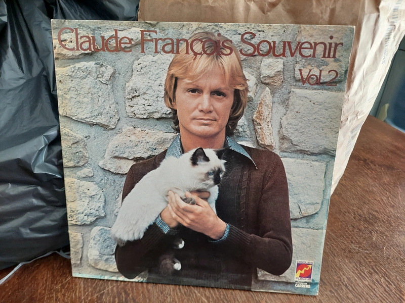 Disque vinyle 33 tours Claude François ( Souvenirs )