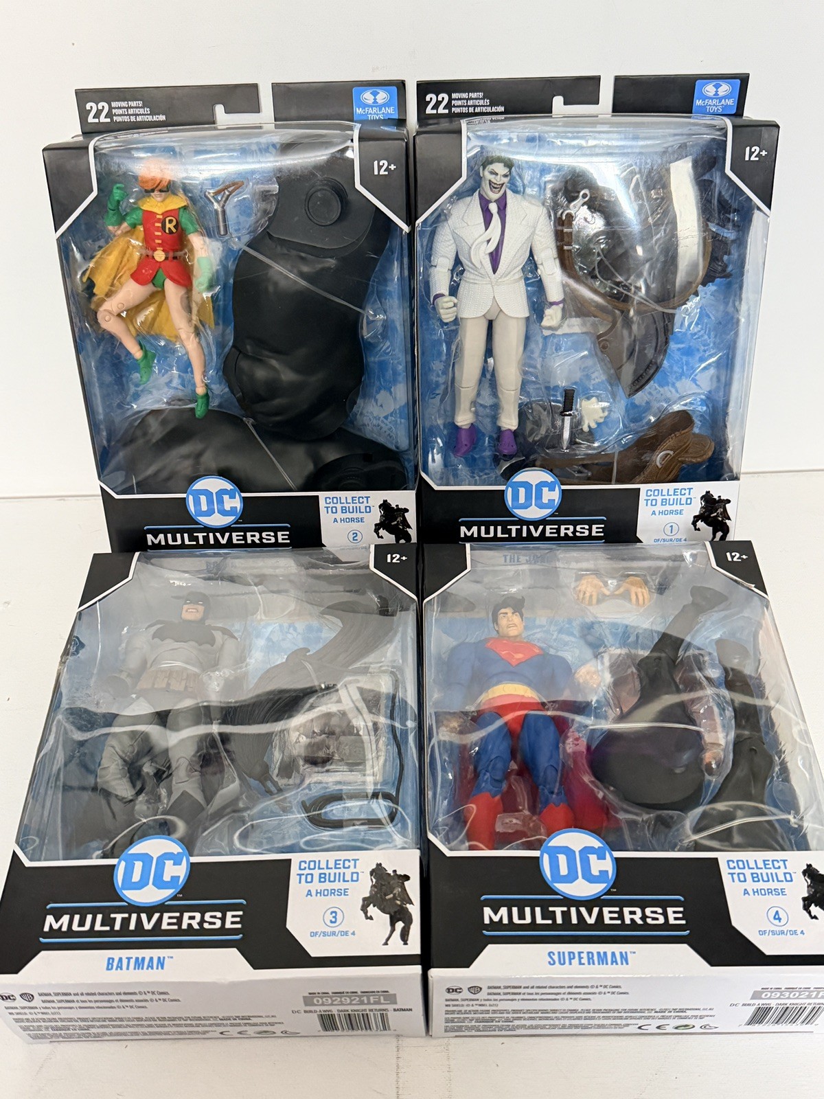 McFarlane Toys DC Multiverse Dark Knight Returns Full Wave Figure BAF Set *Nuovo con scatola*