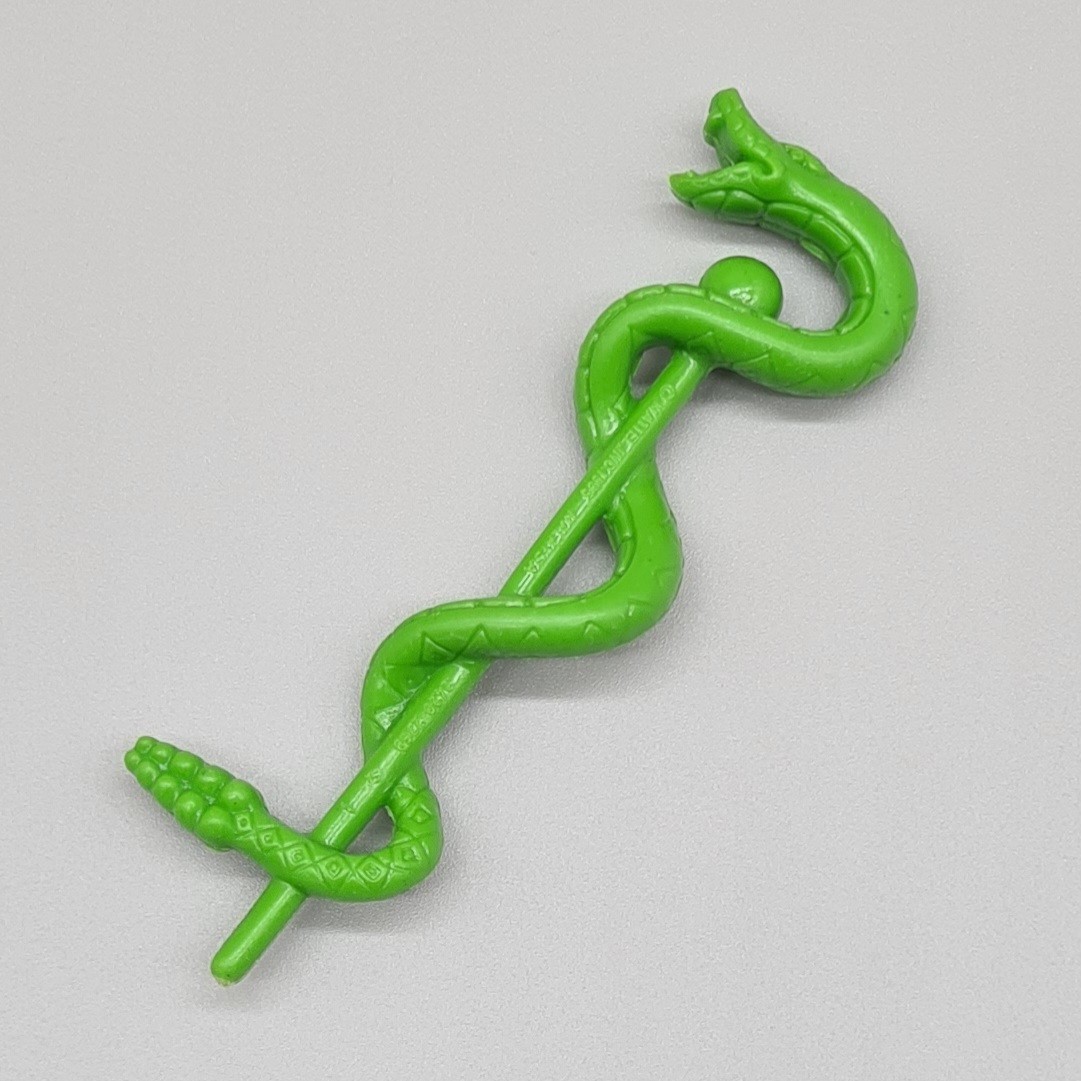 Vintage MotU King Hiss Serpent Staff Original Accessory 1985 Mattel
