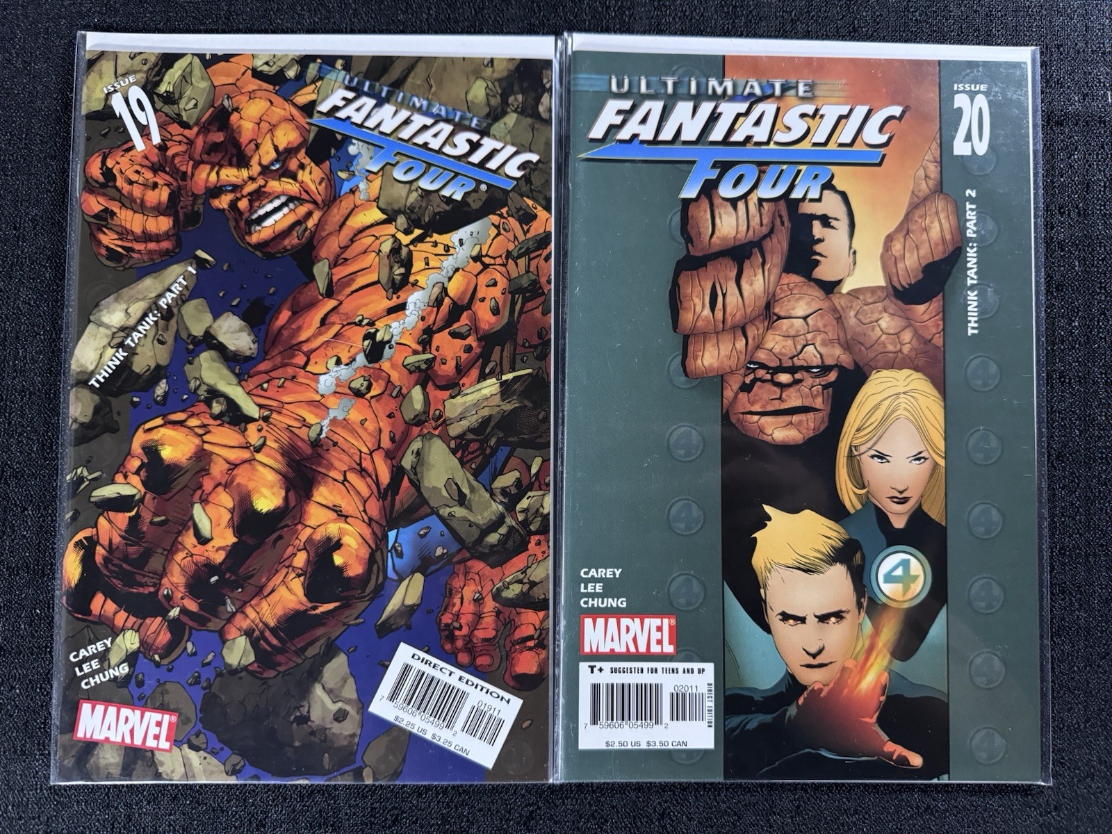 ULTIMATE FANTASTIC FOUR #19-20 Marvel Comics 2005 Think Tank