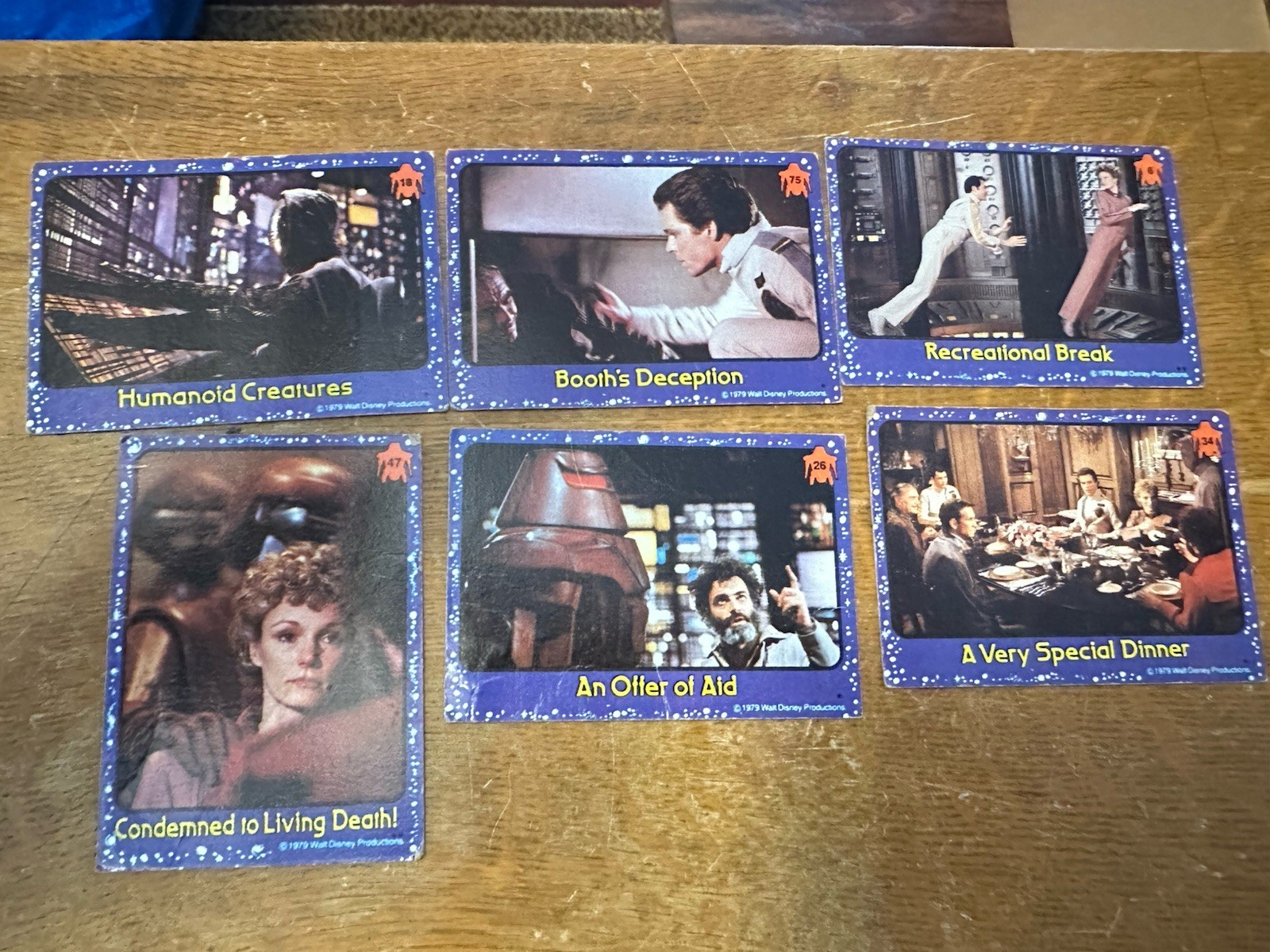 Lotto 1 Carte Collezionabili Alien (1979) - Carte Film Horror Fantascienza Vintage