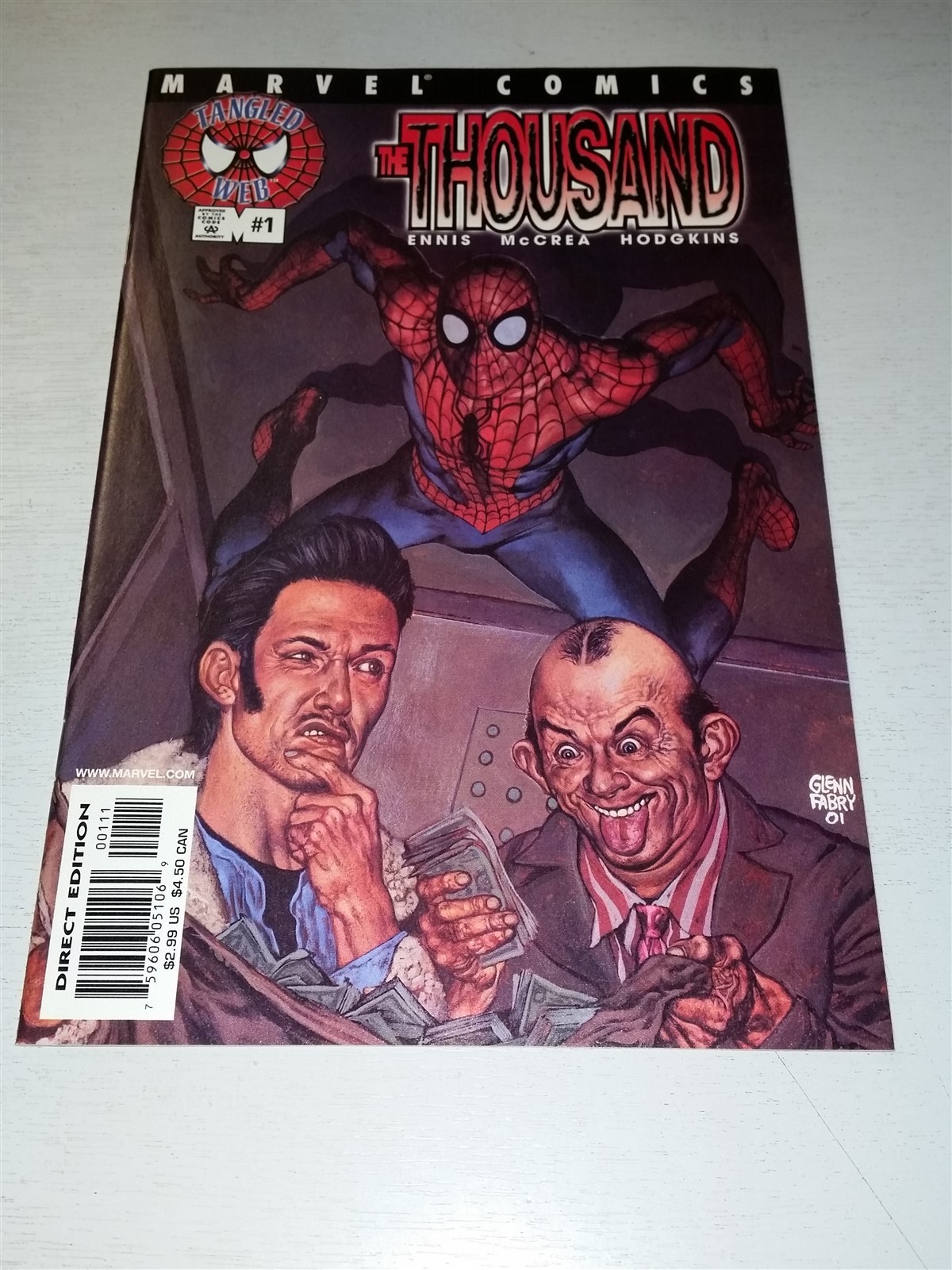 SPIDERMANS TANGLED WEB #1 VF (8.0 OR BETTER) JUNE 2001 MARVEL COMICS