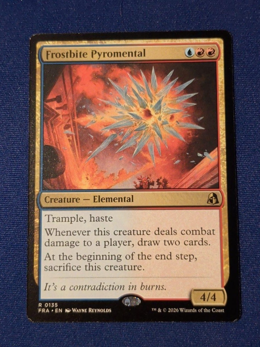 Frattura realtà piromentale Frostbite #135 quasi nuovo MTG