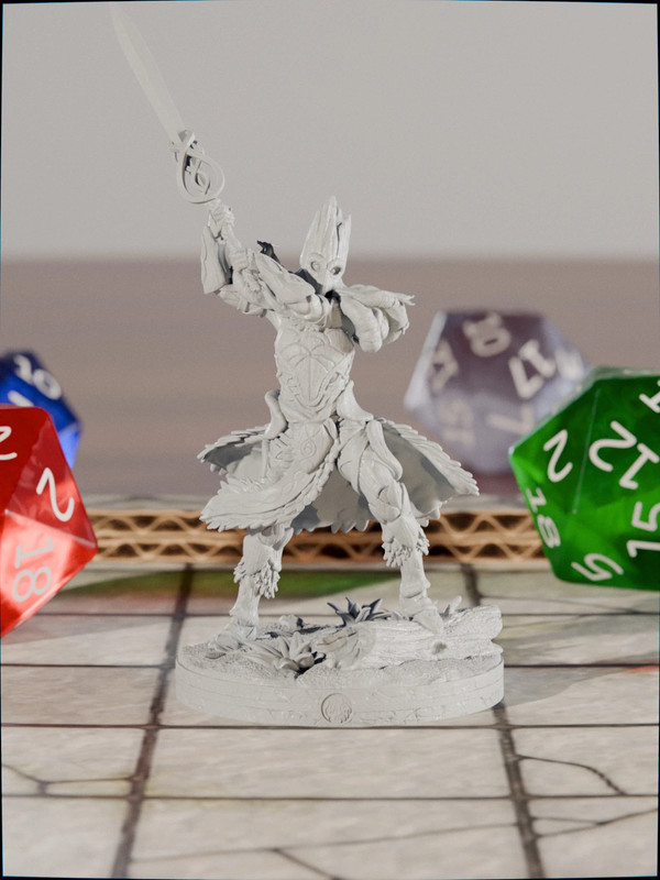 Miniatura 32mm in resina per D&D / GdR – 043 - Mostro/Nemico Mostro/Nemico – Stampata in 3D