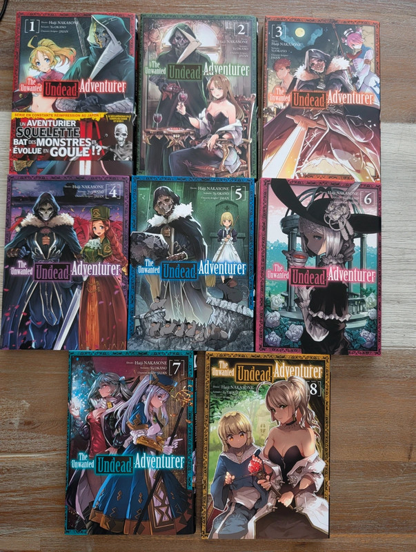 Lot mangas the unwanted undead adventurer
