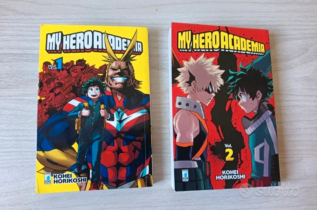 My Hero accademia volumi 1 e 2 