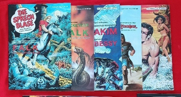 Il fumetto dal n. 79 al 83 completo con Rocketeer, Falk, Tibor ottime condizioni