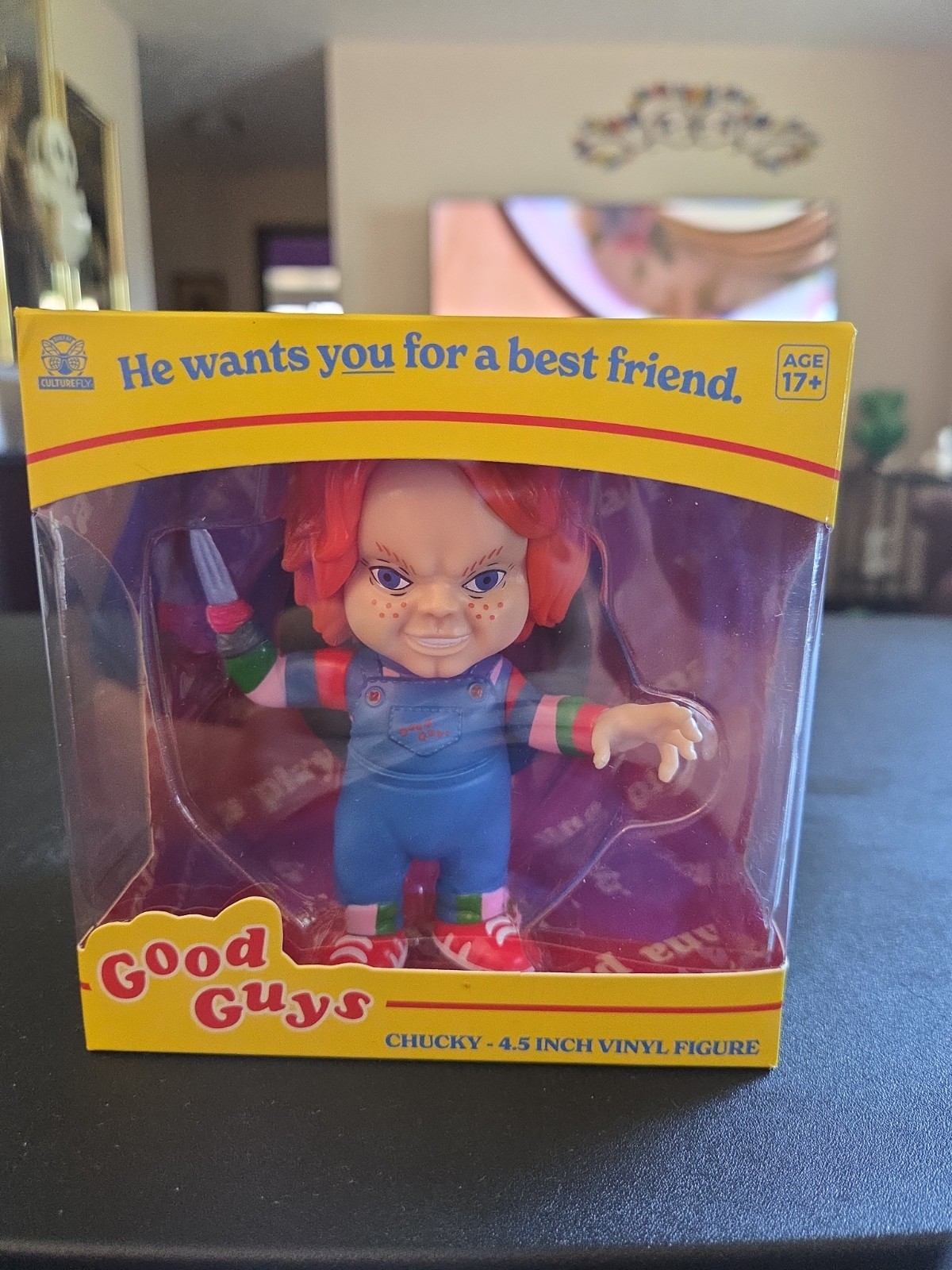 CultureFly Chucky Good Guys Figura in Vinile Gioco per Bambini Film Horror Da Collezione