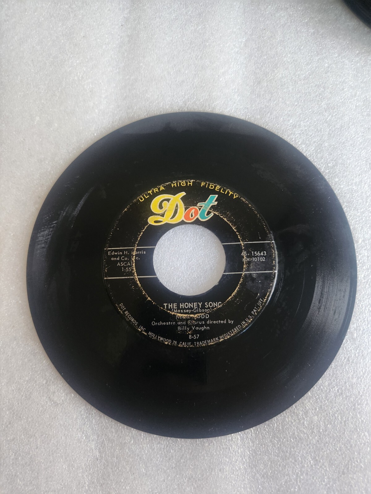 Nick Todd • Plaything / The Honey Song • Dot Records • 45 Vinyl 