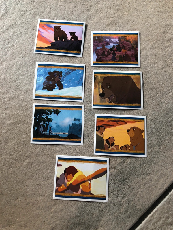 Figurine stickers vintage Koda fratello orso panini anni duemila