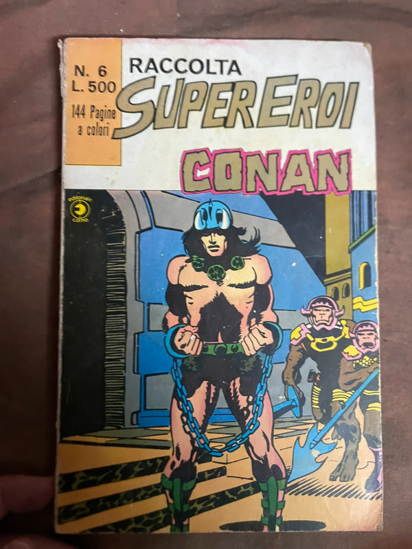 Raccolta Super Eroi 6 Corno 1978 Conan e Kazar