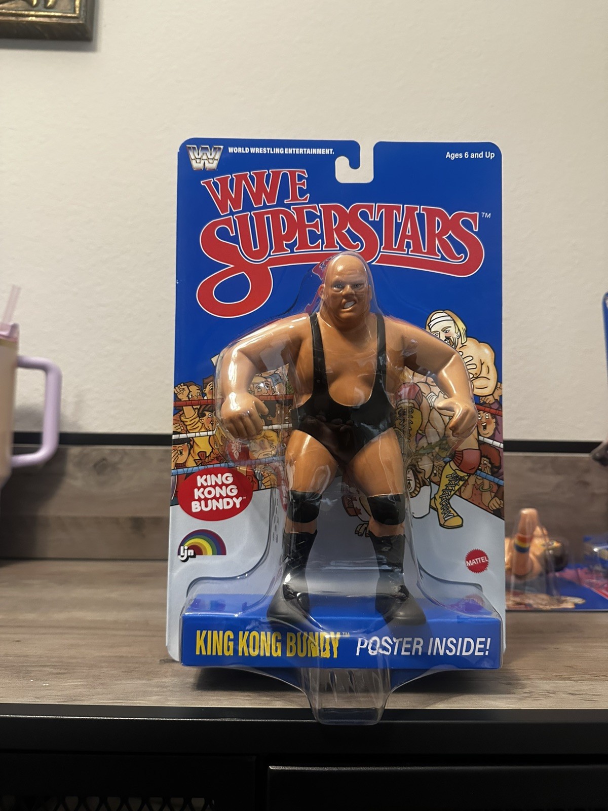 WWE Superstars KING KONG BUNDY LJN Target Exclusive Blue Card BRAND NEW SEALED