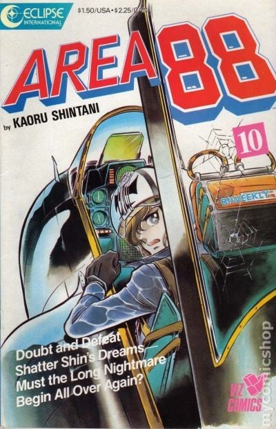 Area 88 #10 FN 1987 Immagine Stock