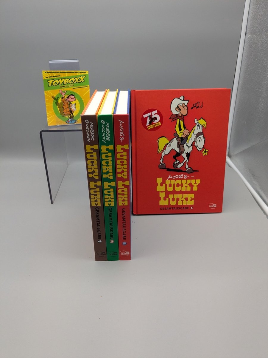 Lucky Luke edizione completa volume 1,2,3,4 HC tedesco Egmont Z:1 B9
