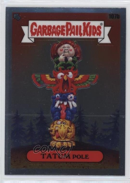 Pattumiera cromata Topps 2020 bambini originale serie 3 Tatum Pole #107b 07rd