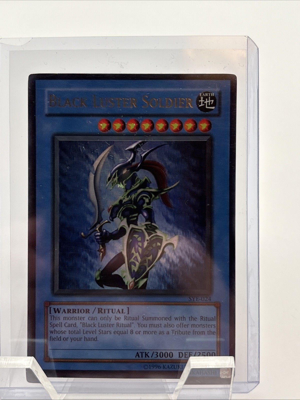 Yu Gi Oh “Black Luster Soldier” Foil - Starter Deck Yugi Evolution SYE-024