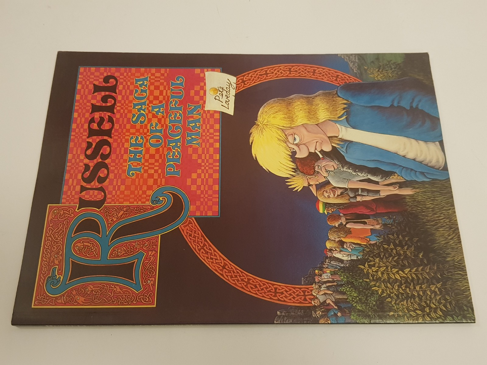 1991 Russell The Saga of a Peaceful Man - 1st Edition Graphic Novel Comic Book
