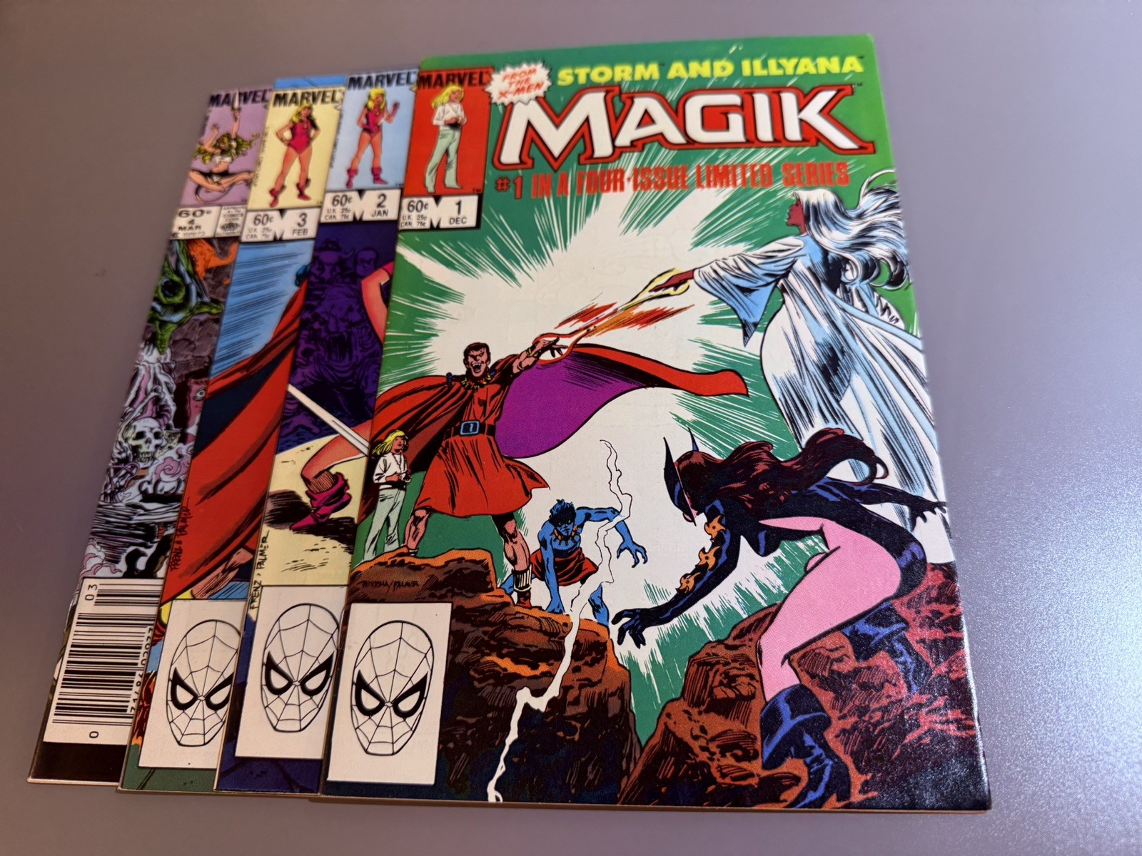 Magik #1-4, serie completa, 1983, Illyana Origin, X-Men quasi nuovo alta qualità 1 2 3 4
