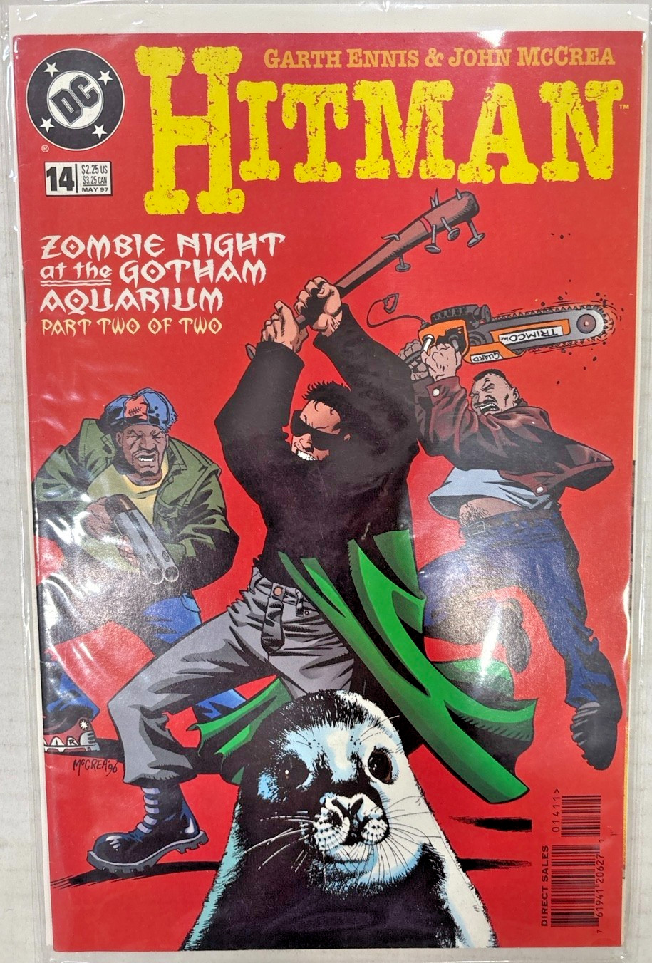 Hitman #14 DC Comics 1997 Garth Ennis John McCrea Zombie Night VF FS