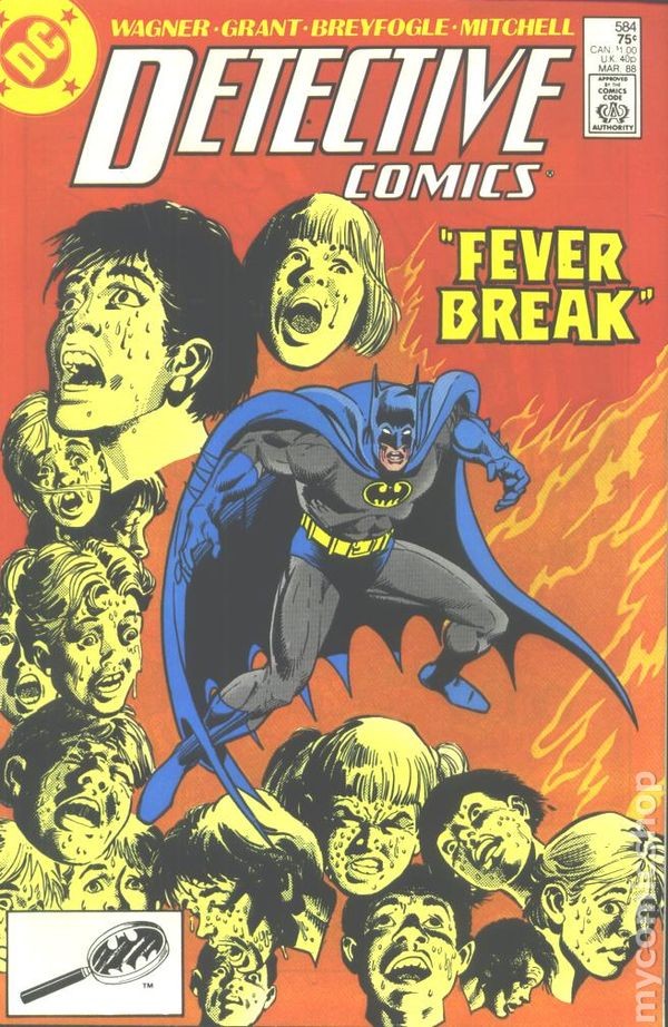 Detective Comics #584 VF 8.0 1988 Immagine Stock