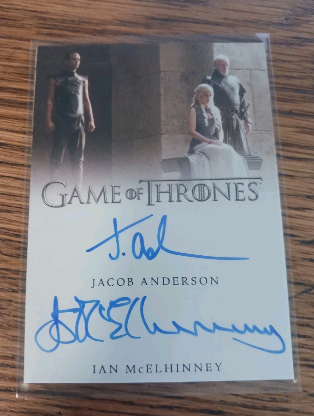 Game of Thrones Il Vol. Completo 2 Jacob Anderson Ian McElhinney doppio autografo