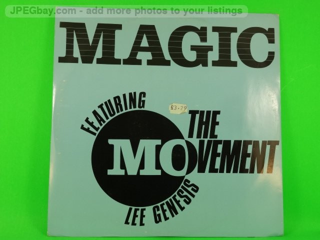 THE MOVEMENT FT LEE GENESIS MAGIC (472) 3 Track 12" Single including Picture Sle