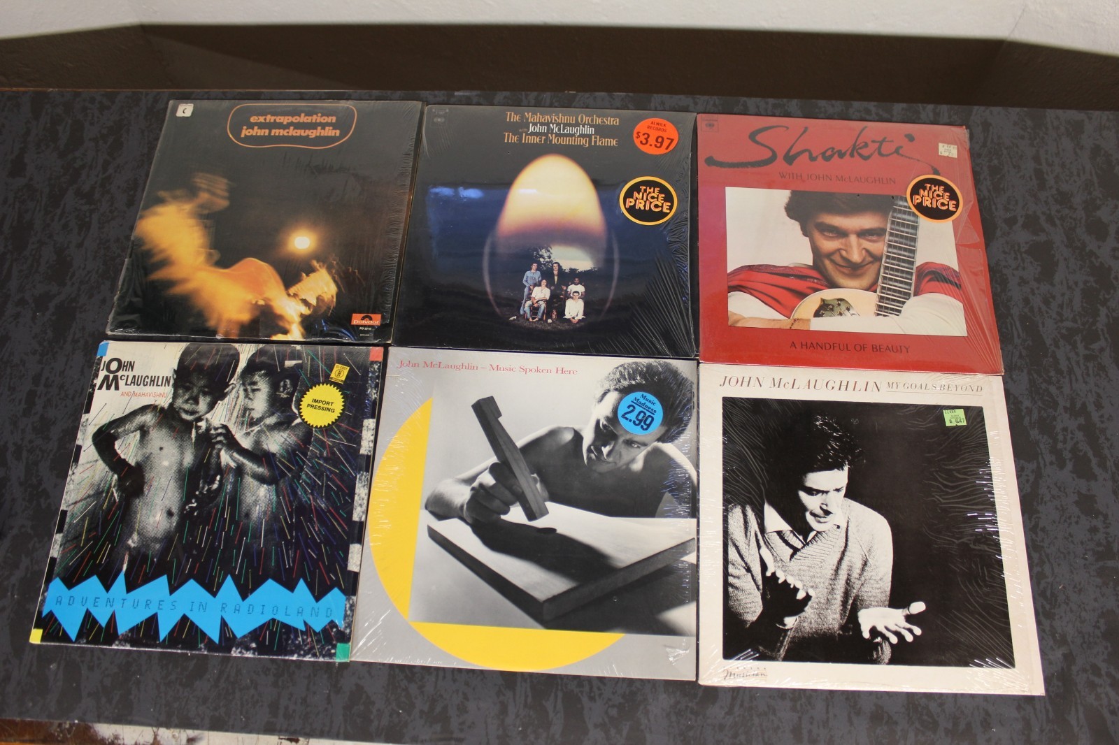 6 John McLaughlin LP VINYL LOT