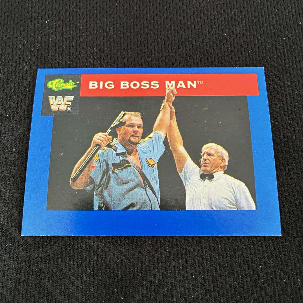 WWF CLASSIC BIG BOSS MAN ROOKIE 1991 #115 TRADING CARD