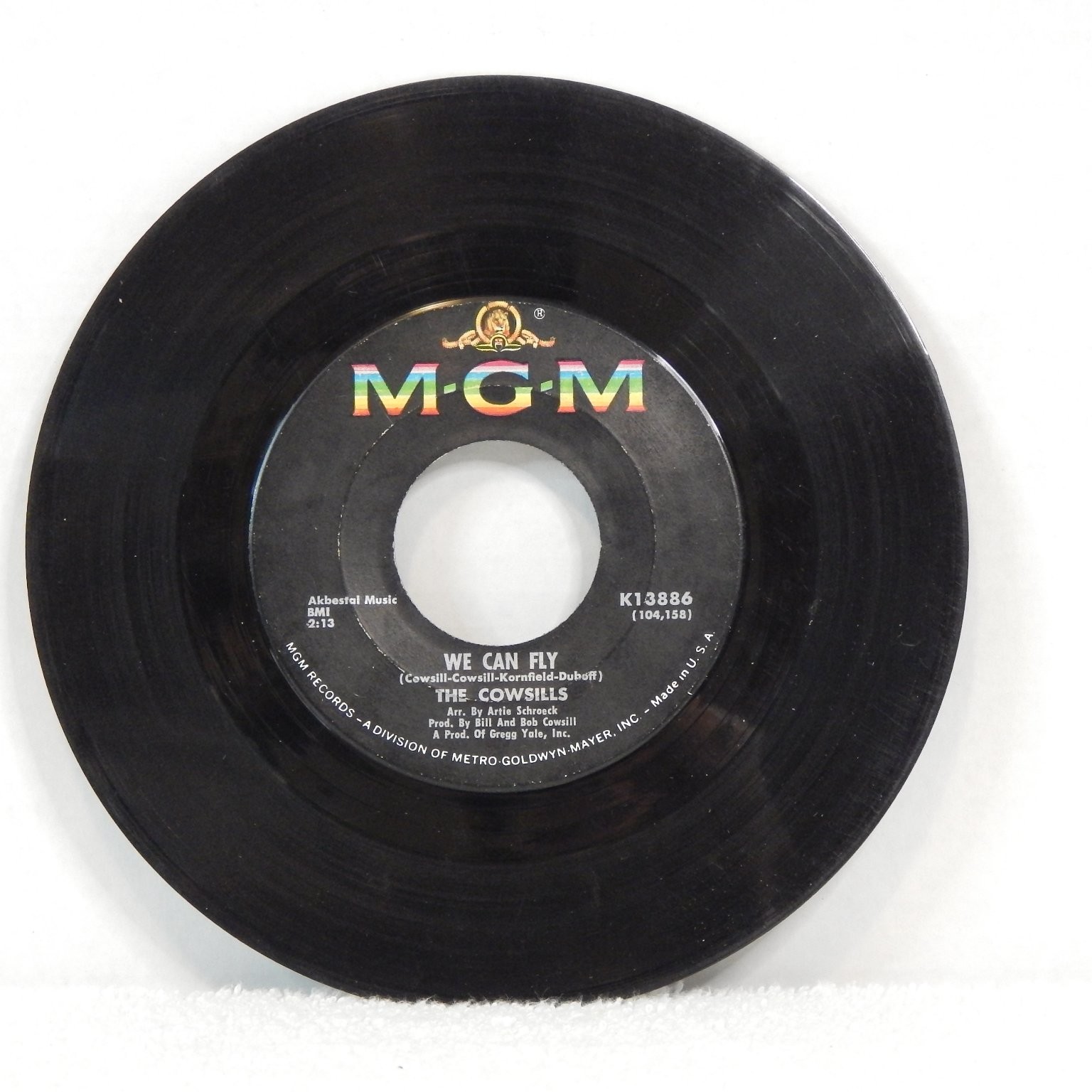 The Cowsills – We Can Fly - 1968 MGM Pop Rock 45 RPM 7" Single Record
