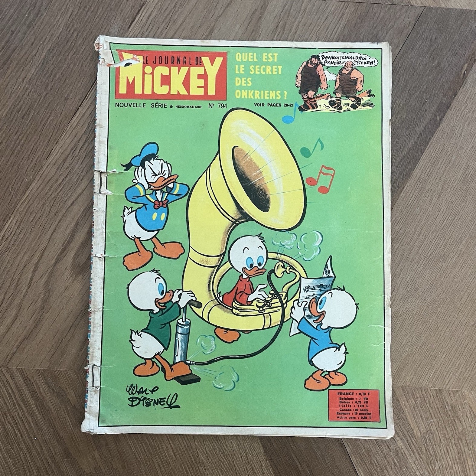 Disney Le Journal de Mickey n°794 - Juillet 1967
