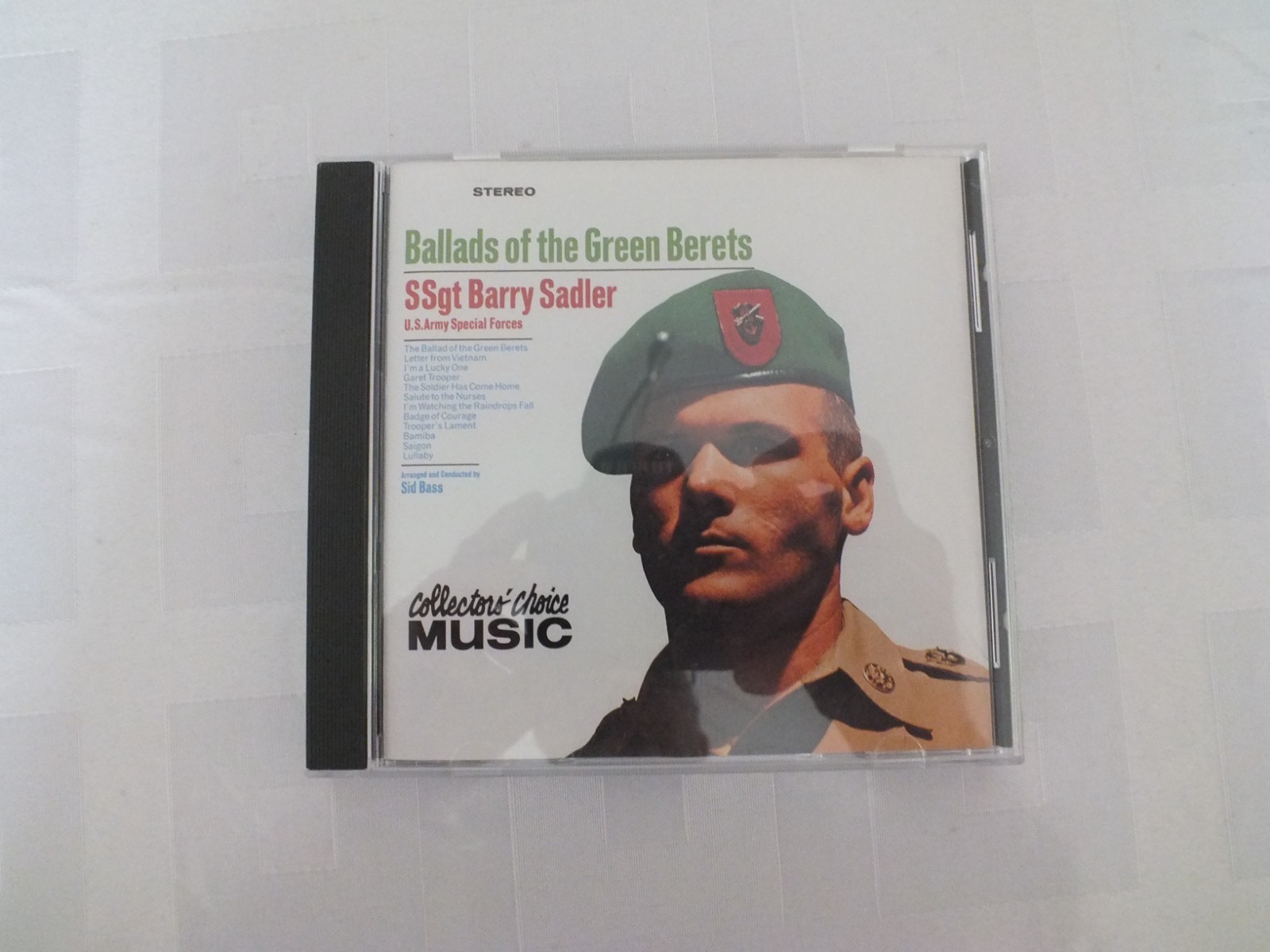 CD BALLADS OF THE GREEN BERETS SSGT BARRY SADLER