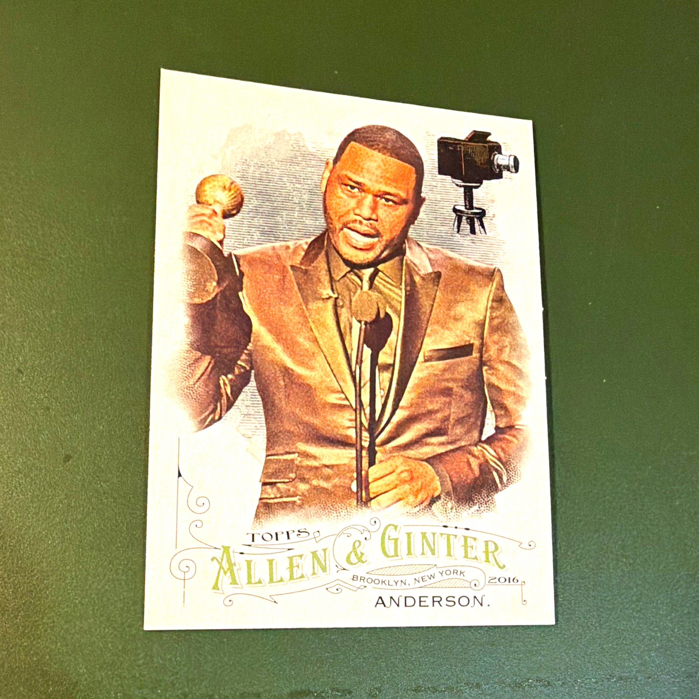 Anthony Anderson 2016 Topps Allen & Ginter 191 attore 