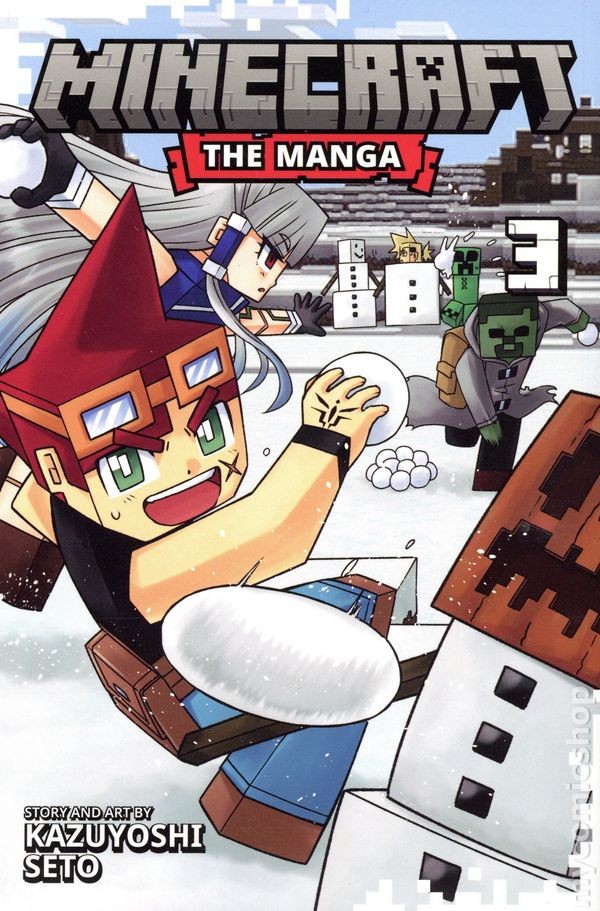 Minecraft Il Manga GN #3-REP NM 2025 Immagine Stock