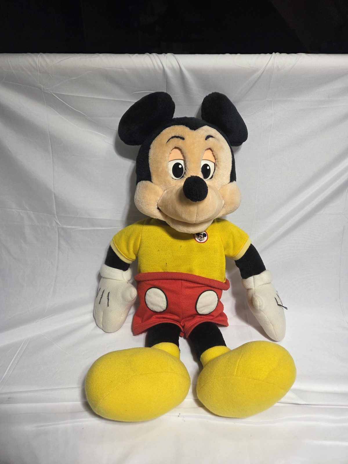 Lettore cassette animato Topolino Mondi delle Meraviglie vintage misura 24" LEGGI