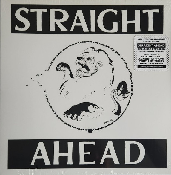 Straight Ahead s/t Straight Ahead LP Colored Vinyl NEW Hardcore Punk Record NYHC