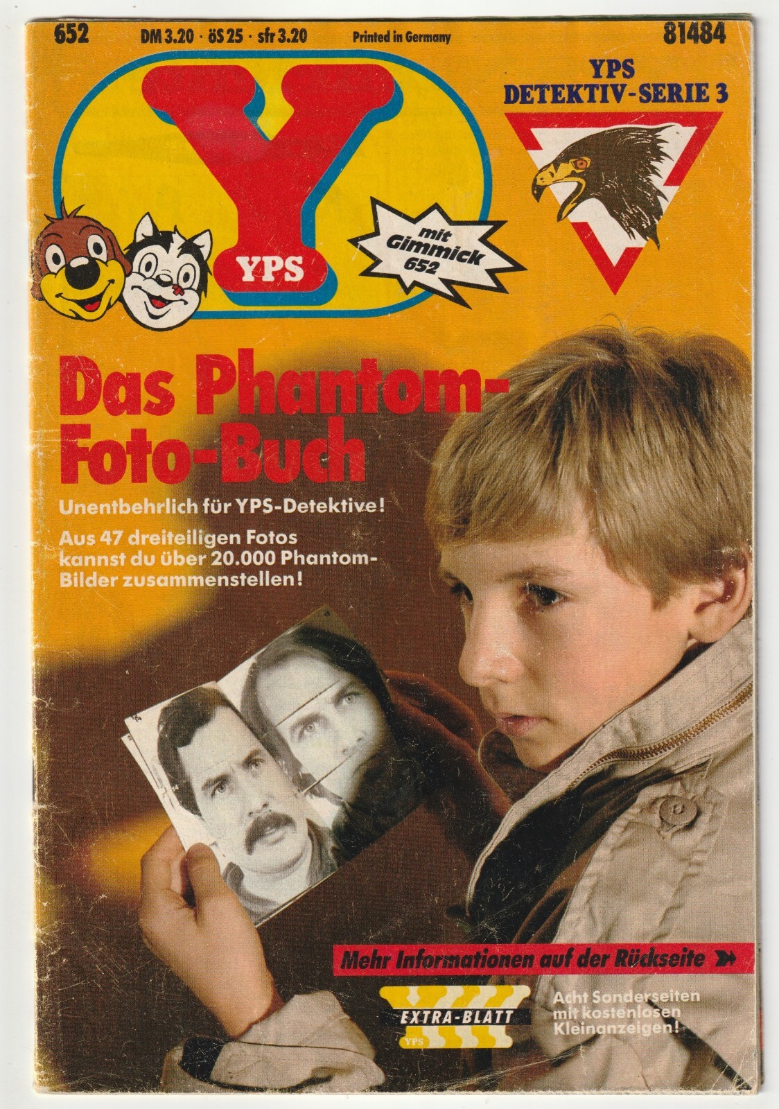 ✪ YPS #652 senza espediente, Gruner + anno 1988 COMICHEFT Z2/2-