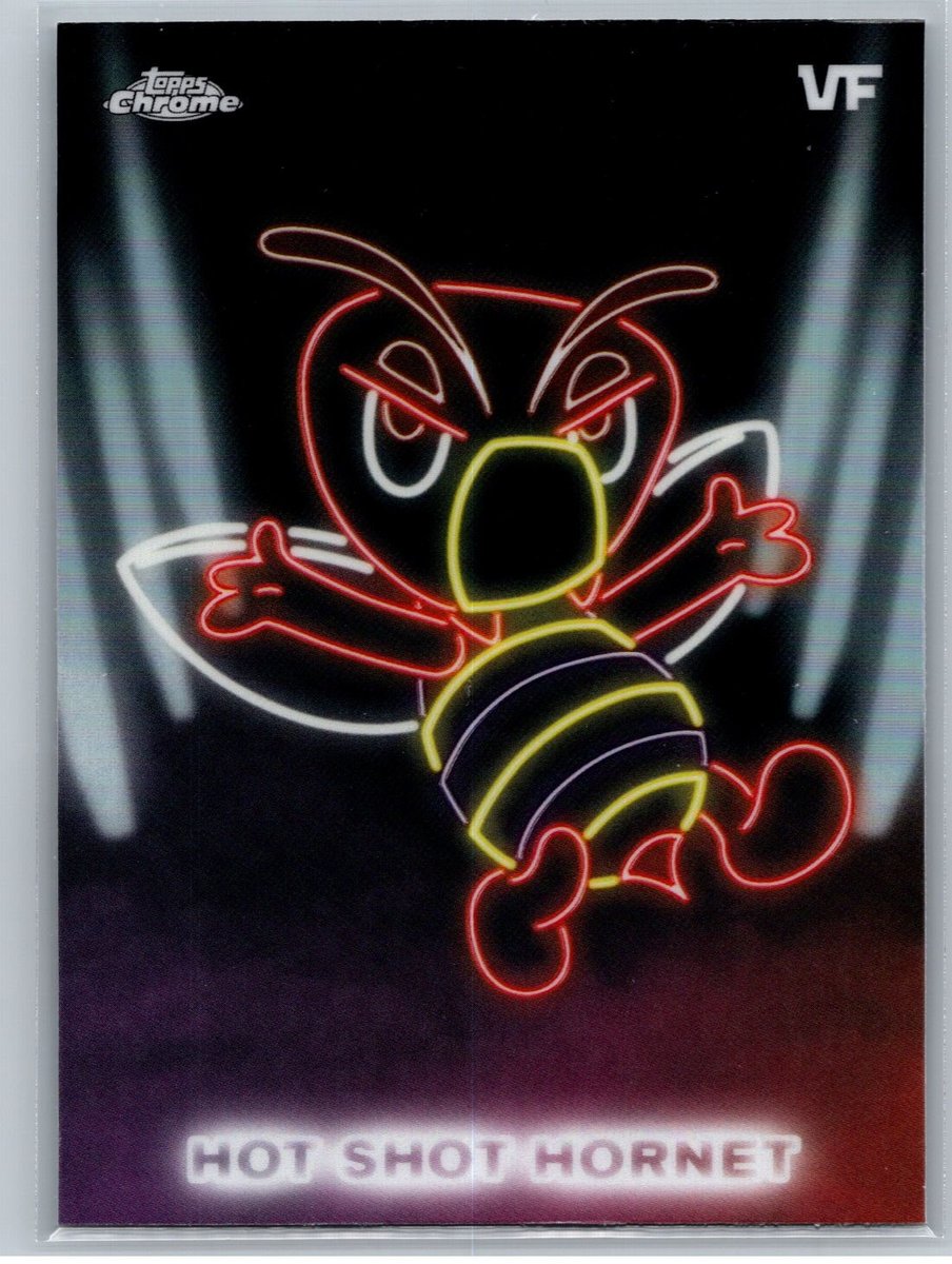 2026 Topps Chrome VeeFriends #NE-14 Hot Shot Hornet luci al neon