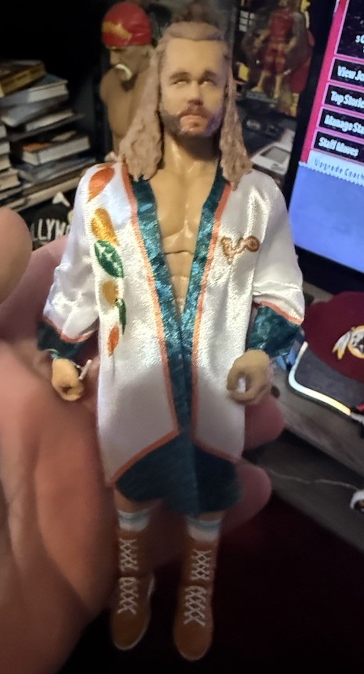 WWE Mattel Elite Tyler Bate personaggio wrestling di proprietà di un adulto 