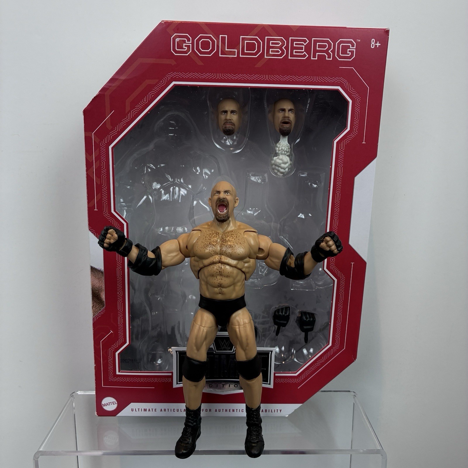 Mattel WWE Fan Takeover Ultimate Edition Goldberg Action Figure WCW Open Box