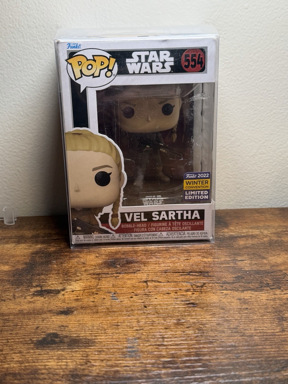 Brand New Star Wars - Vel Sartha #554 Winter Convention 2022 Funko Pop Figure