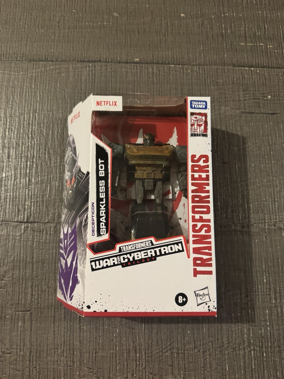 Transformers SPARKLESS BOT Hasbro War For Cybertron Trilogy Deluxe Class New