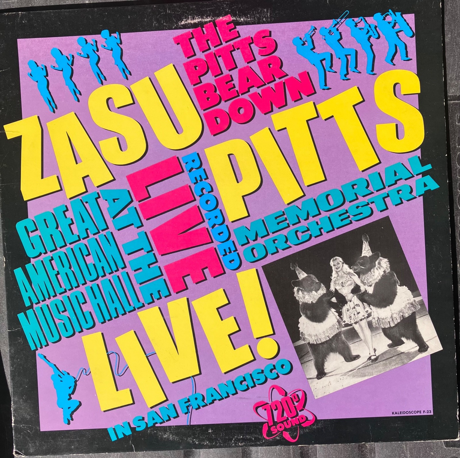 ZASU PITTS -- The PITTS Bear Down 1985 LP
