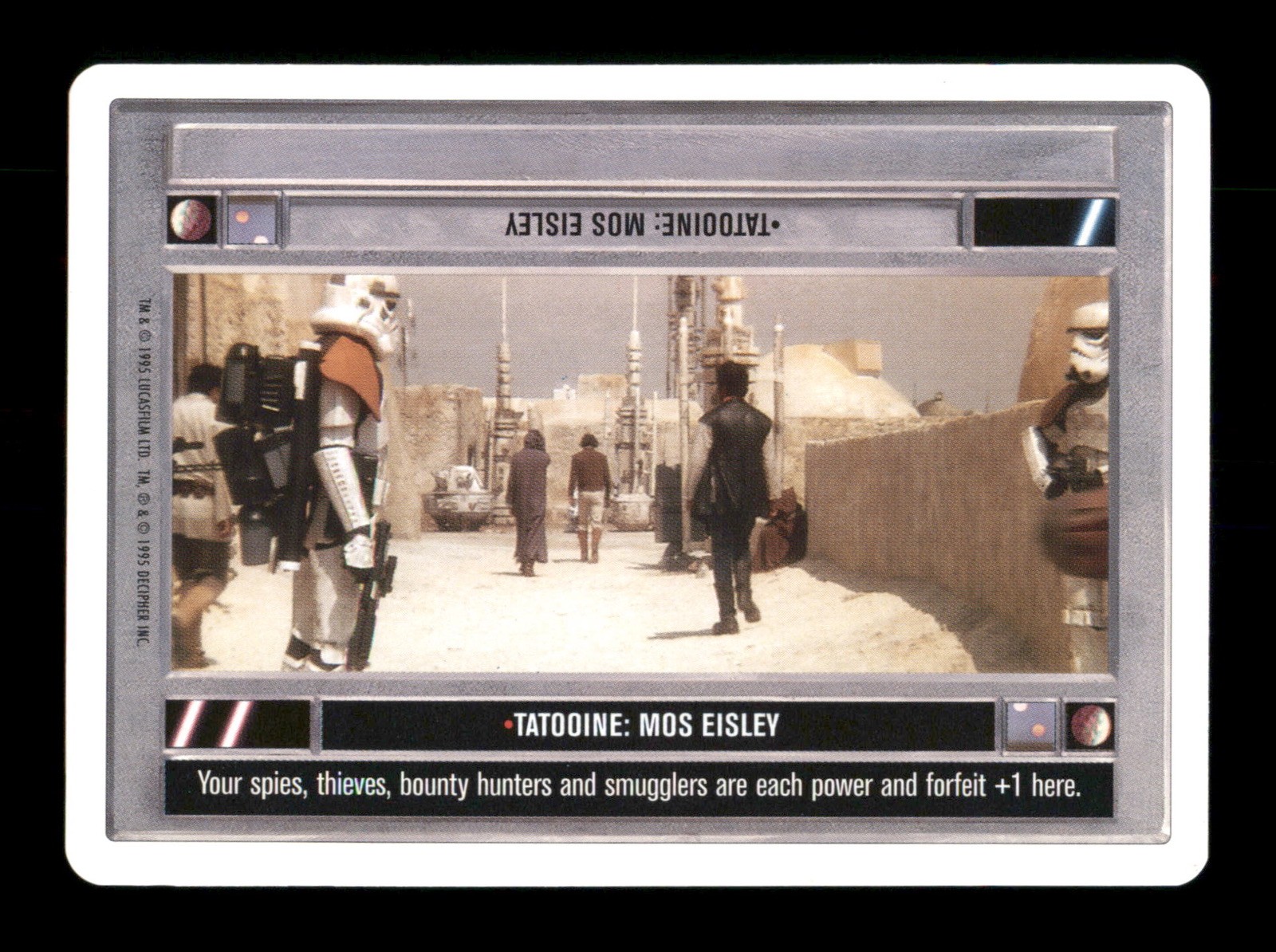 Tatooine: Mos Eisley 1995 Decipher Star Wars Trading Card TCG CCG