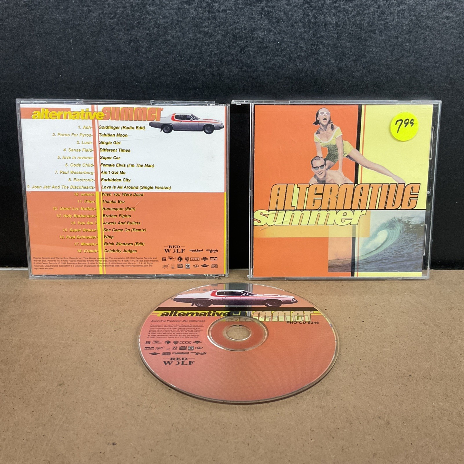 Alternative Summer CD w/ Various Artists (Warner Bros, 1996)